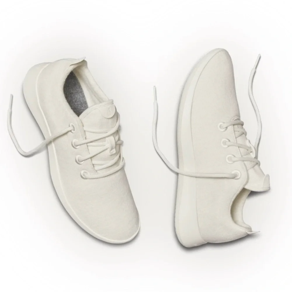 $110 allbirds Wool Runner Comfort Light Weight Sneakers Natural White size 7